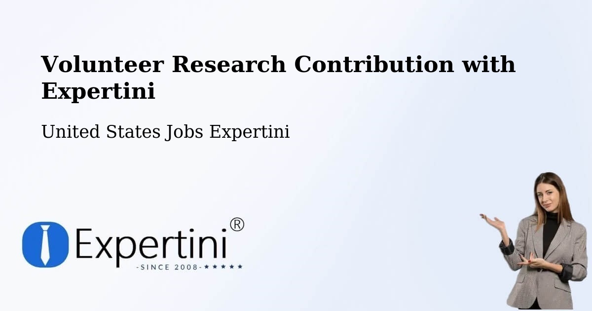 Volunteer Research Contribution Program – Cuthbert - United States Jobs Expertini